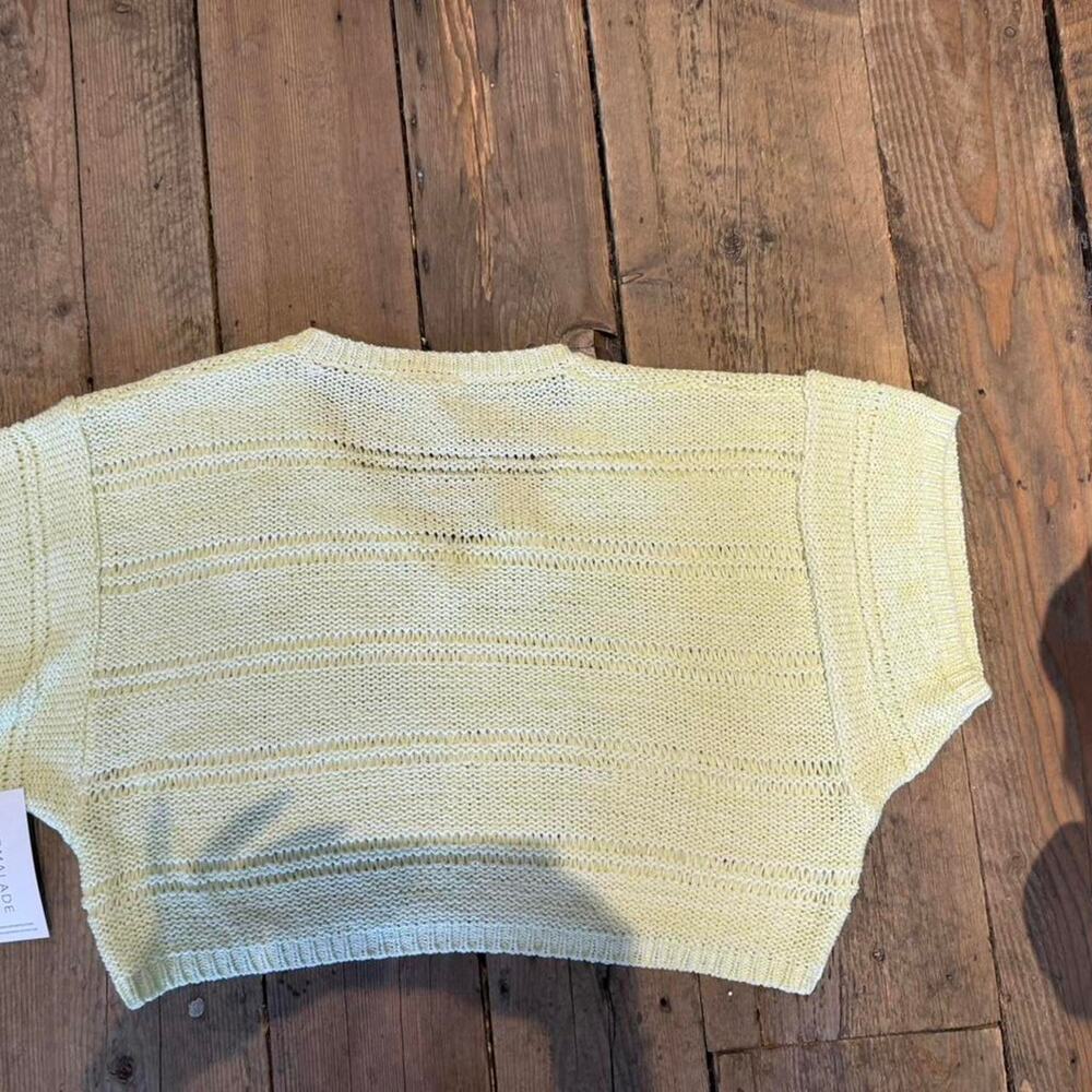 Light lime green knit sweater